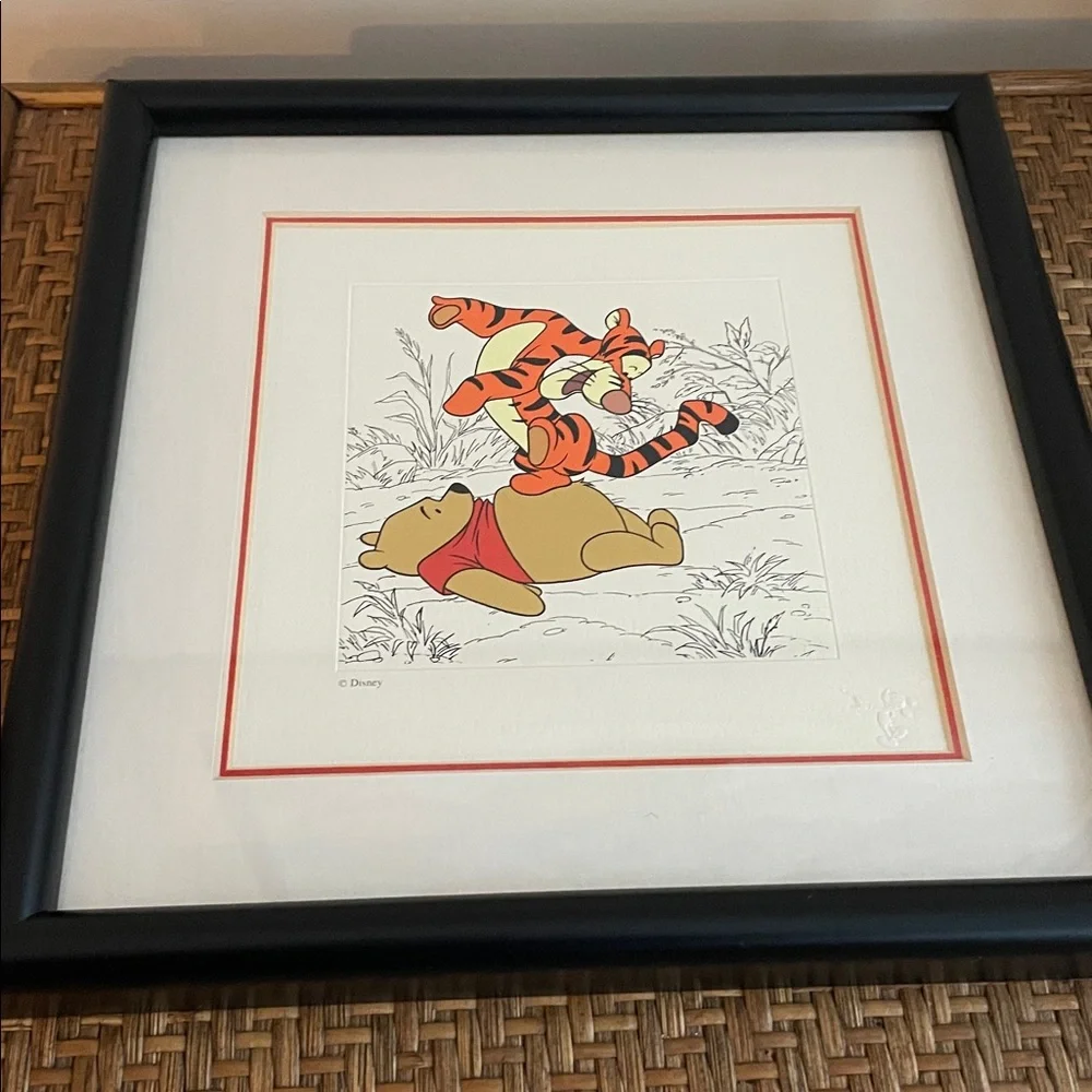 Vintage Disney Treasures Engraved Etch From Winnie and Pooh and Tigger Too!